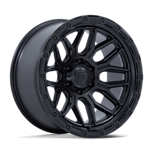 Fuel 1PC 20X9 SURGE 6X139.7 MATTE BLACK W/ GLOSS BLACK LIP +1
