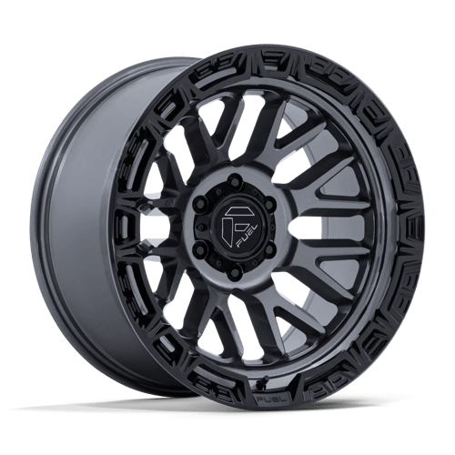 Fuel 1PC 20X9 RAIL 6X139.7 +1 GLOSS GREY BLACK LIP