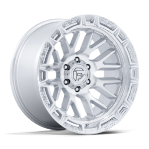 Fuel 1PC 20X9 RAIL 6X139.7  +1 GLOSS SILVER MACHINED FACE