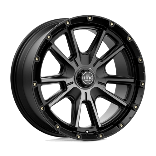 KMC 20X9 KM100 6X135/5.5 SATIN BLACK W/ GRAY TINT +18