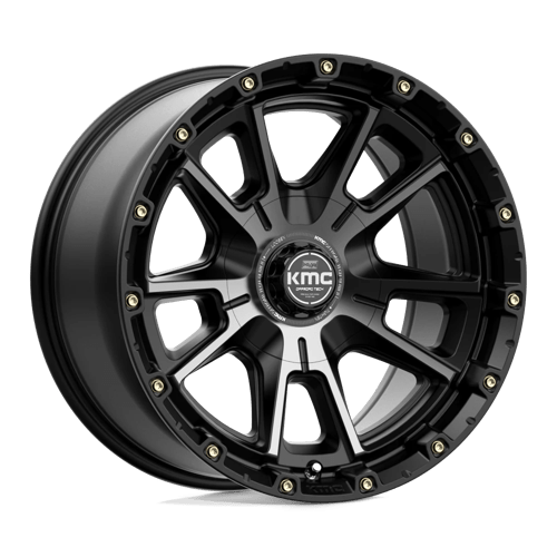 KMC 17X9 KM100 6X135/5.5 SATIN BLACK W/ GRAY TINT -12