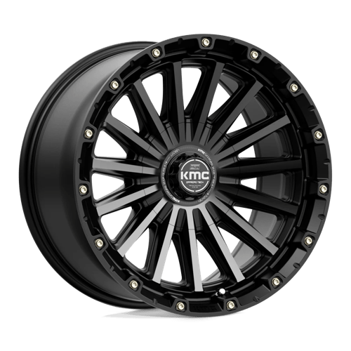KMC 17X9 KM102 6X135/5.5 SATIN BLACK W/ GRAY TINT -12