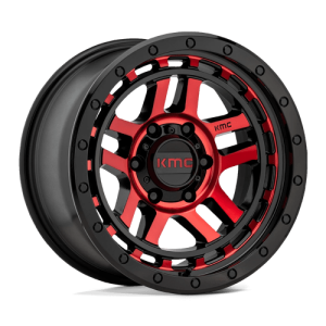 wheelpros-km54079050912n.png KMC 17X9 KM540 5X127 GLOSS BLACK MACHINED W/ RED TINT -12
