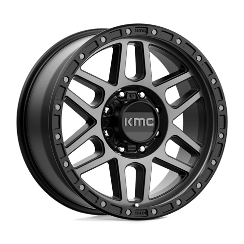 KMC 20X9 KM544 8X170 SATIN BLACK W/ GRAY TINT +18