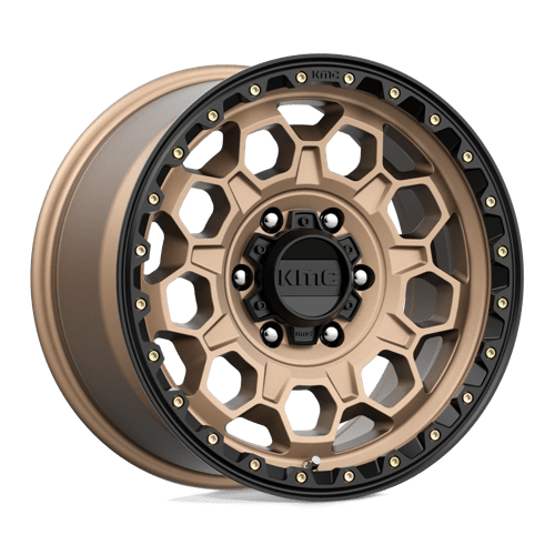 KMC 17X9 KM545 6X139.7 MATTE BRONZE W/ BLACK LIP +18