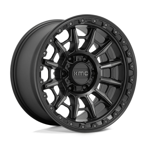 KMC 17X9 KM547 5X127 SATIN BLACK W/ GRAY TINT +0