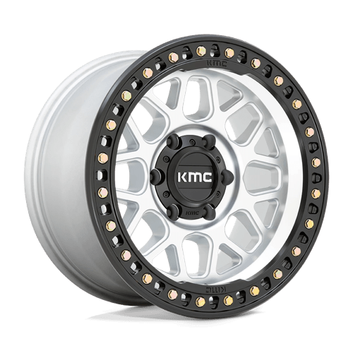 KMC 20X9 GRS 6X135 MACHINED W/ SATIN BLACK LIP +18