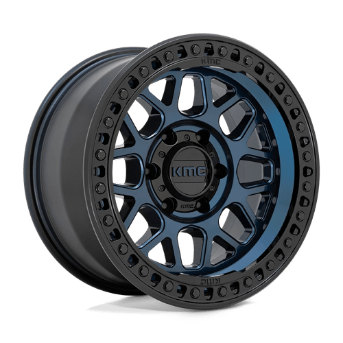 KMC 17X9 GRS 6X139.7 MIDNIGHT BLUE W/ GLOSS BLACK LIP +0