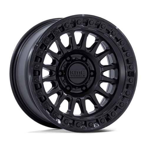 KMC 20X9 IMS 8X180 MATTE BLACK W/ GLOSS BLACK LIP +0