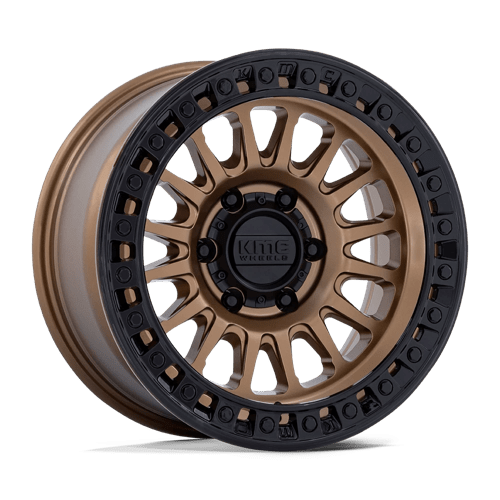 KMC 18X9 IMS 6X135 MATTE BRONZE W GLOSS BLACK LIP +18