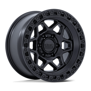 wheelpros-km553mb17856800.png KMC 17X8.5 TORX 6X139.7 MATTE BLACK W/ GLOSS BLACK LIP +0