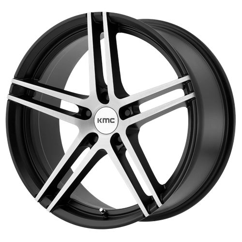 KMC 18X9.5 KM703 5X114.3 SATIN BLACK BRUSHED +35