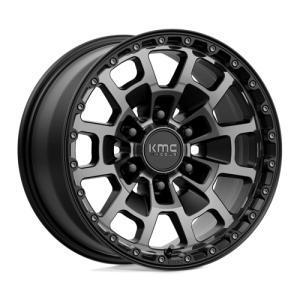 wheelpros-km71878568418.png KMC 17X8.5 KM718 6X139.7 SATIN BLACK W/ GRAY TINT +18
