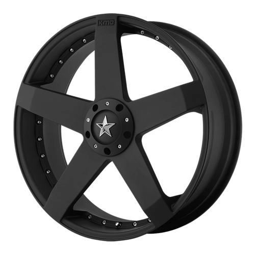 KMC 17X7.5 KM775 BLANK MATTE BLACK +42