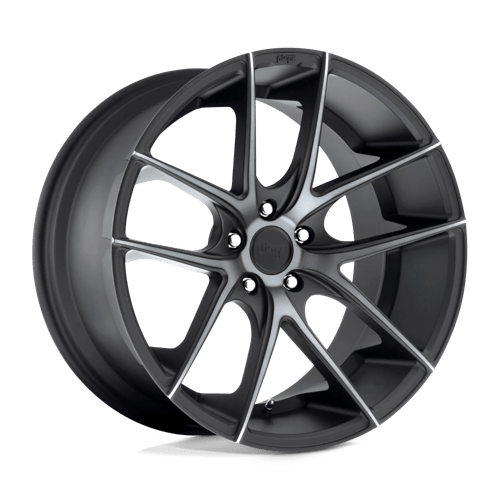 Niche 1PC 20X10 TARGA 5X114.3 MATTE BLACK DOUBLE DARK TINT +40