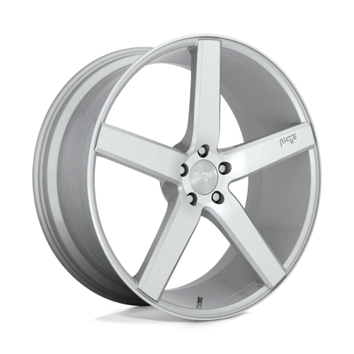 Niche 1PC 20X8.5 MILAN 5X114.3 GLOSS SILVER MACHINED +35