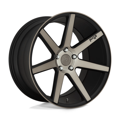Niche 1PC 18X8 VERONA 5X114.3 MATTE BLACK MACHINED +40
