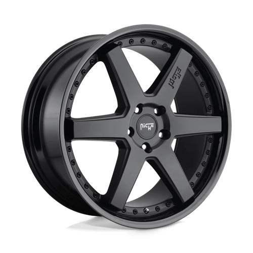 Niche 1PC 19X8.5 ALTAIR 5X120 GLOSS BLACK MATTE BLACK +35