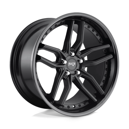 Niche 1PC 20X9 METHOS 5X114.3 GLOSS BLACK MATTE BLACK +35