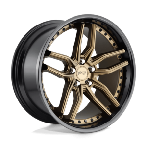 wheelpros-m19520902135.png Niche 1PC 20X9 METHOS 5X120 MATTE BRONZE BLACK BEAD RING +35