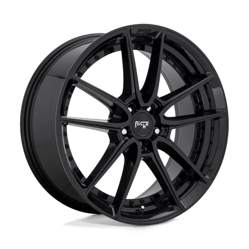 Niche 1PC 19X8.5 DFS 5X120 GLOSS BLACK +35