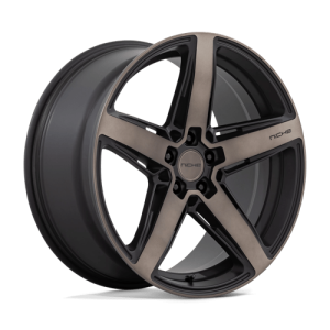 wheelpros-m27120902138.png Niche 1PC 20X9 TERAMO 5X120 MATTE BLACK W/ DOUBLE DARK TINT FACE +38