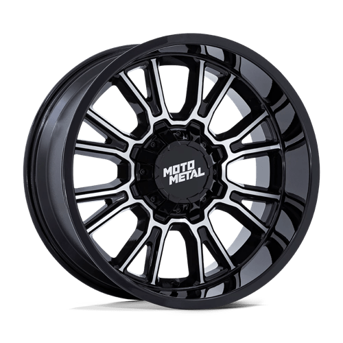 Moto Metal 20X10 LEGACY 8X165.1 GLOSS BLACK MACHINED -18