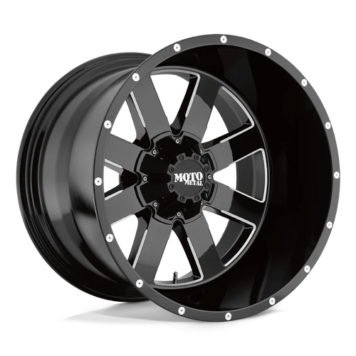 Moto Metal 17X10 MO962 6X135/5.5 GLOSS BLACK MILLED -24