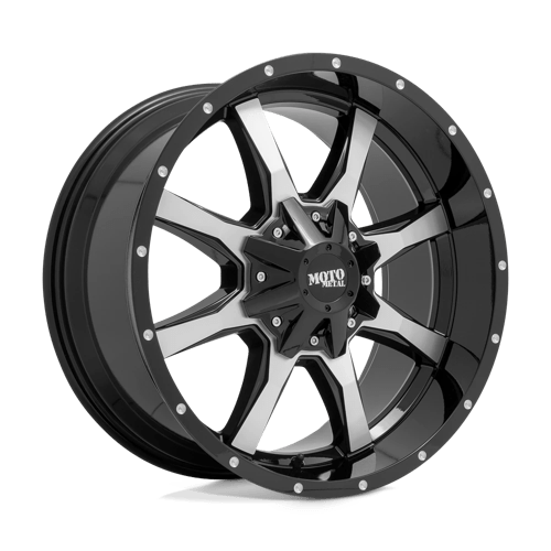 Moto Metal 20X10 MO970 6X135/5.5 GLOSS BLACK W/ MACHINED FACE -24