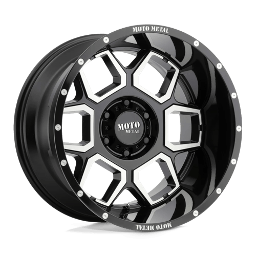 Moto Metal 20X10 MO981 6X139.7 GLOSS BLACK MACHINED -24