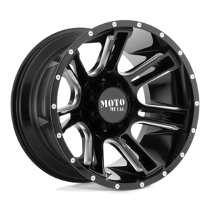 Moto Metal 20X9 MO982 6X139.7 GLOSS BLACK MILLED +0