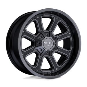 Moto Metal 20X9 MO984 5X150 MATTE GRAY W/ G-BLK INSERTS +30
