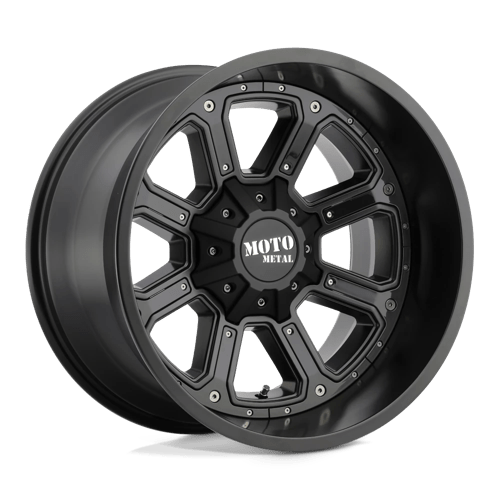 Moto Metal 20X9 MO984 6X135/5.5 MATTE BLACK W/ G-BLK INSERTS +18