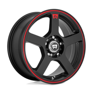 wheelpros-mr11656598740.png Motegi 15X6.5 MR116 4X100/4.5 MATTE BLACK W/ RED STRIPE +40