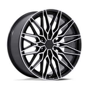 Niche 1PC 22X9.5 CALABRIA 6X139.7 GLOSS BLACK W/ MACHINED +19