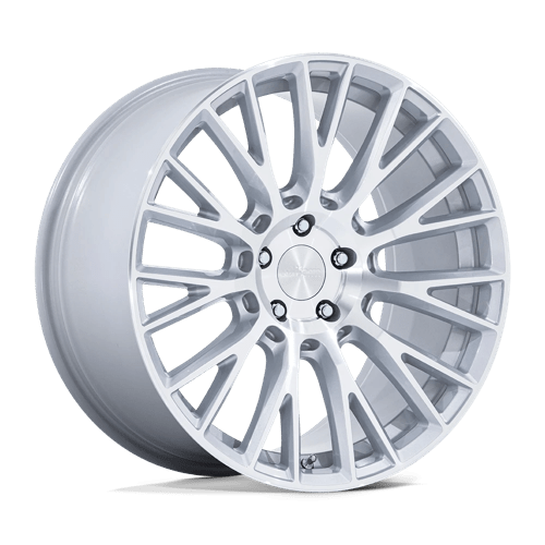 Rotiform 19X8.5 LSE 5X112 GLOSS SILVER W/ MACHINED FACE +45