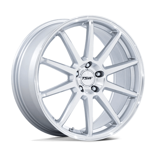 TSW 20X9 CANARD 5X114.3 GLOSS SILVER W/ MACHINED FACE +35