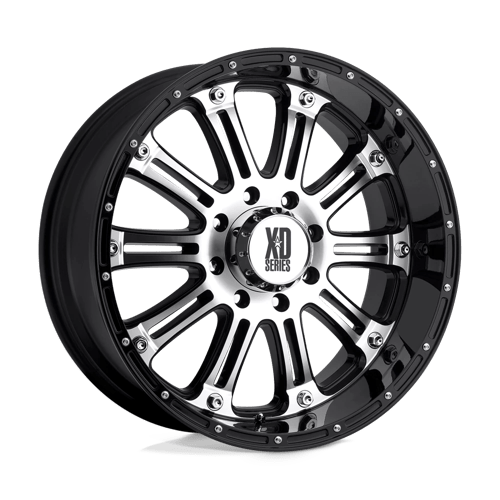 XD 22X9.5 XD795 6X139.7 GLOSS BLACK MACHINED +30