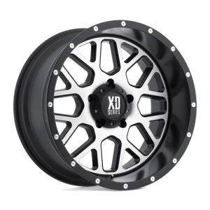XD 20X9 XD820 6X139.7 SATIN BLACK W/ MACHINED FACE +18