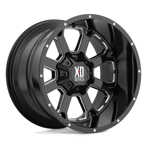 XD 20X14 XD825 6X135/5.5 GLOSS BLACK MILLED -76