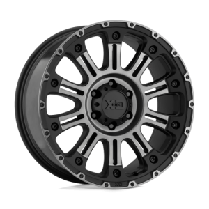 XD 20X9 XD829 6X135 SATIN BLACK MACH W/ GRAY TINT +18
