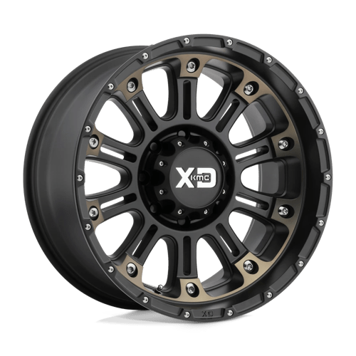 XD 20X9 XD829 6X139.7 SATIN BLACK MACH W/ DARK TINT -12