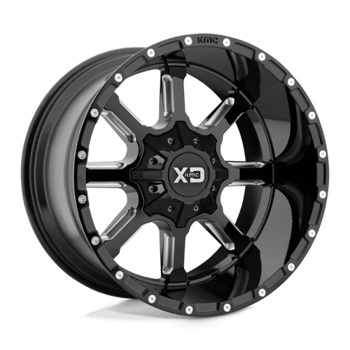 XD 20X9 XD838 6X135/5.5 GLOSS BLACK MILLED +0