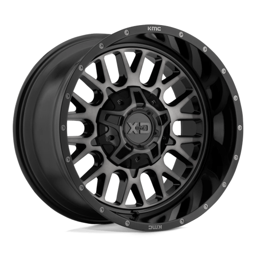 XD 20X9 XD842 6X4.5/5.5 GLOSS BLACK W/ GRAY TINT +18
