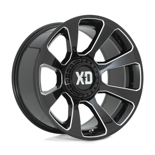 XD 20X9 XD854 6X135/5.5 GLOSS BLACK MILLED +0