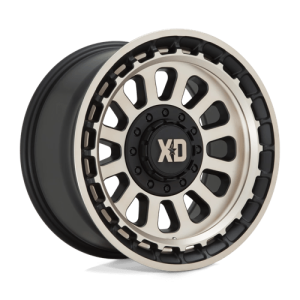 XD 17X9 XD856 6X4.5/5.5 SATIN BLACK W/ BRONZE TINT +18