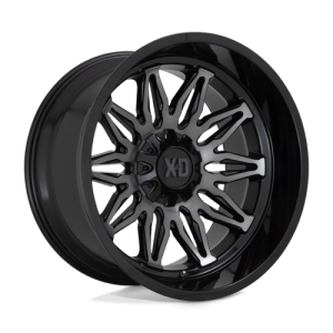 wheelpros-xd85922235444n.png XD 22X12 XD859 5X5.0/5.5 GLOSS BLACK MACHINED W/ GRAY TINT -44