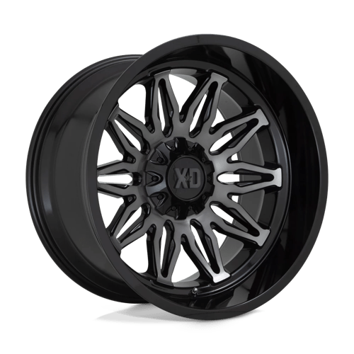 XD 22X12 XD859 5X5.0/5.5 GLOSS BLACK MACHINED W/ GRAY TINT -44