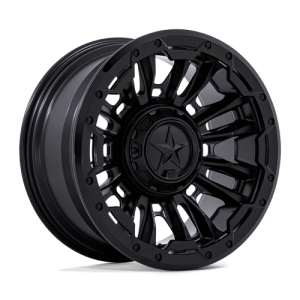 XD 20X9 BOMBER 8X165.1 MATTE BLACK W/ GLOSS BLACK RING +20