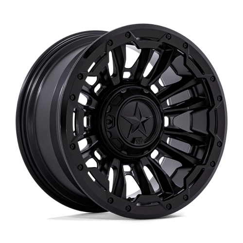 XD 20X9 BOMBER 8X170 MATTE BLACK W/ GLOSS BLACK RING +20